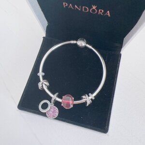 Women's Pandora Adjustable Charm Bracelet